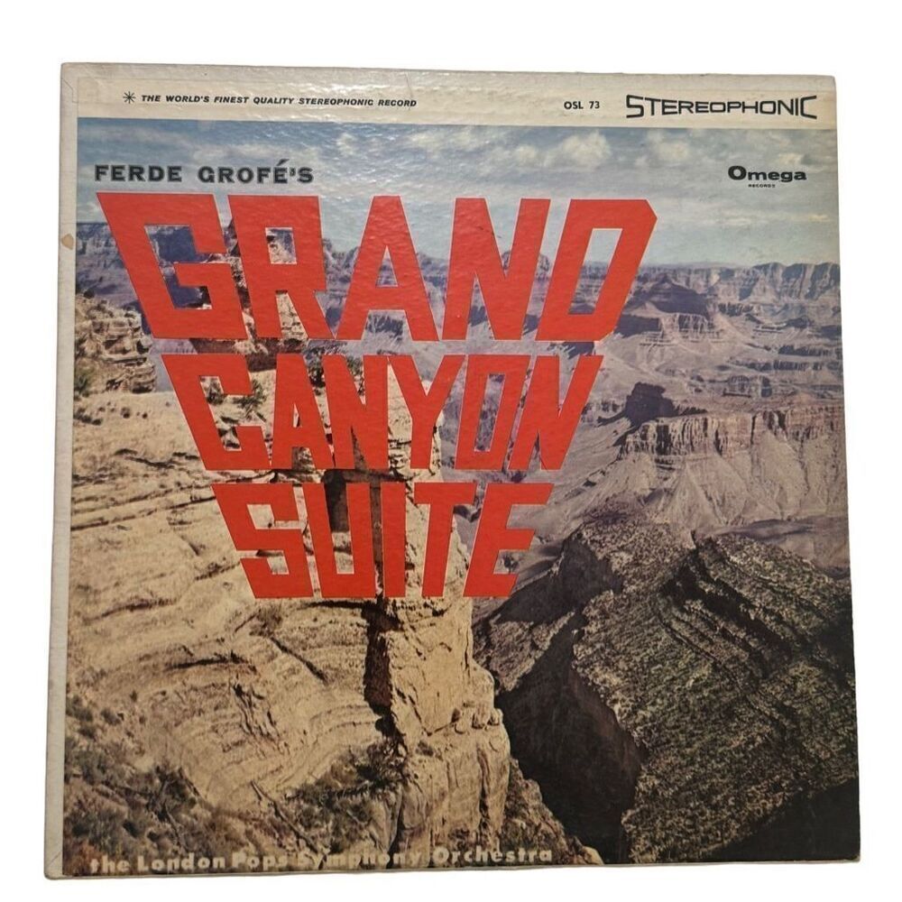 FERDE GROFE Grand Canyon Suite 1960 Vinyl LP Omega OSL 73